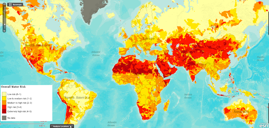 Rischio siccità: non si tratta solo isolato intorno all'equatore.